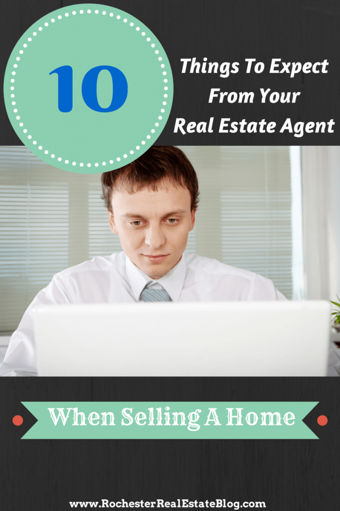 what to expect from your real estate agent when selling