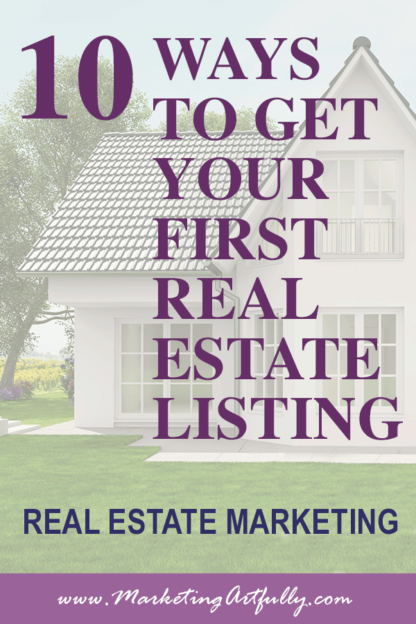 how to get first listing in real estate