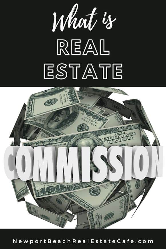 what real estate form shows me the commission percent