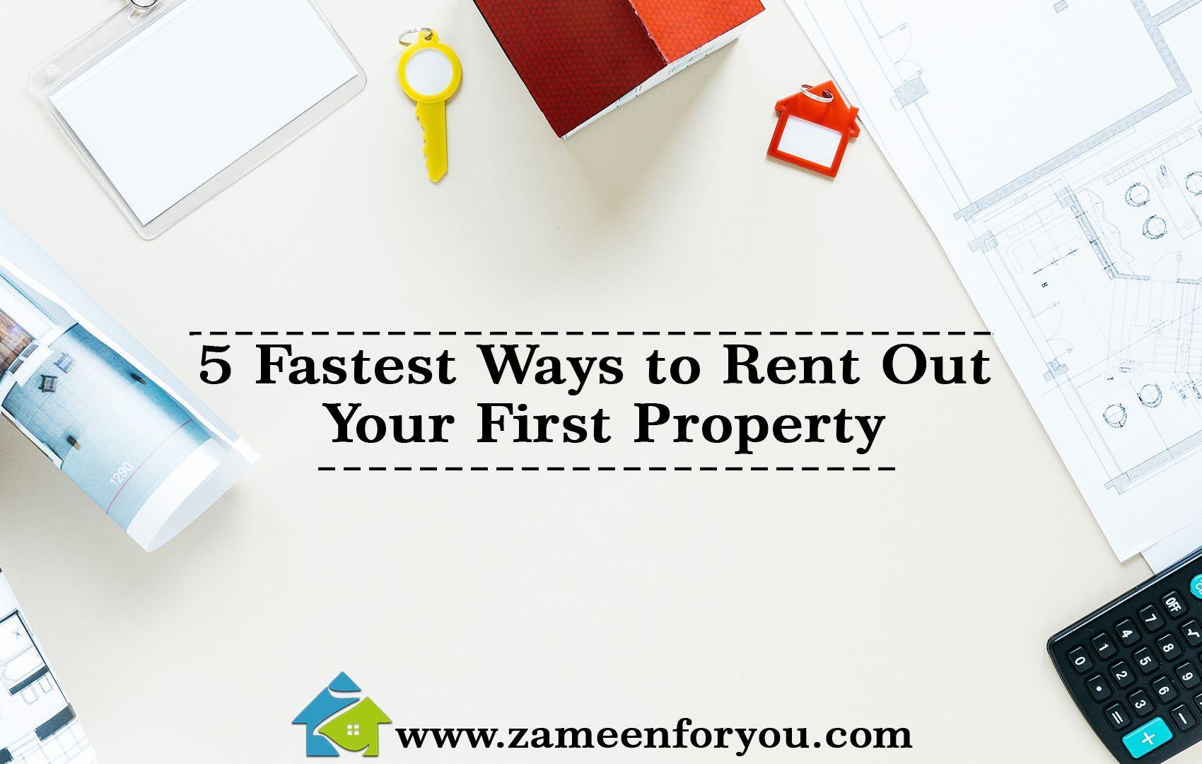 how to rent out your first house
