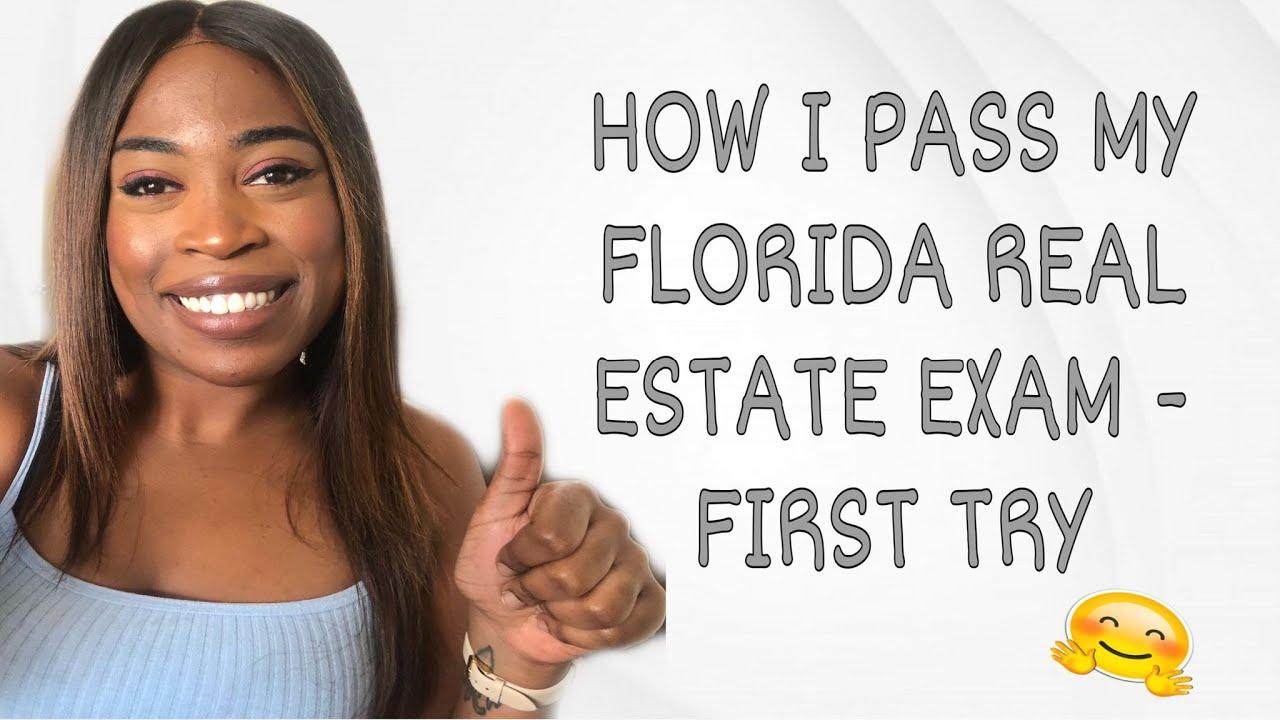 How to pass the florida real estate exam