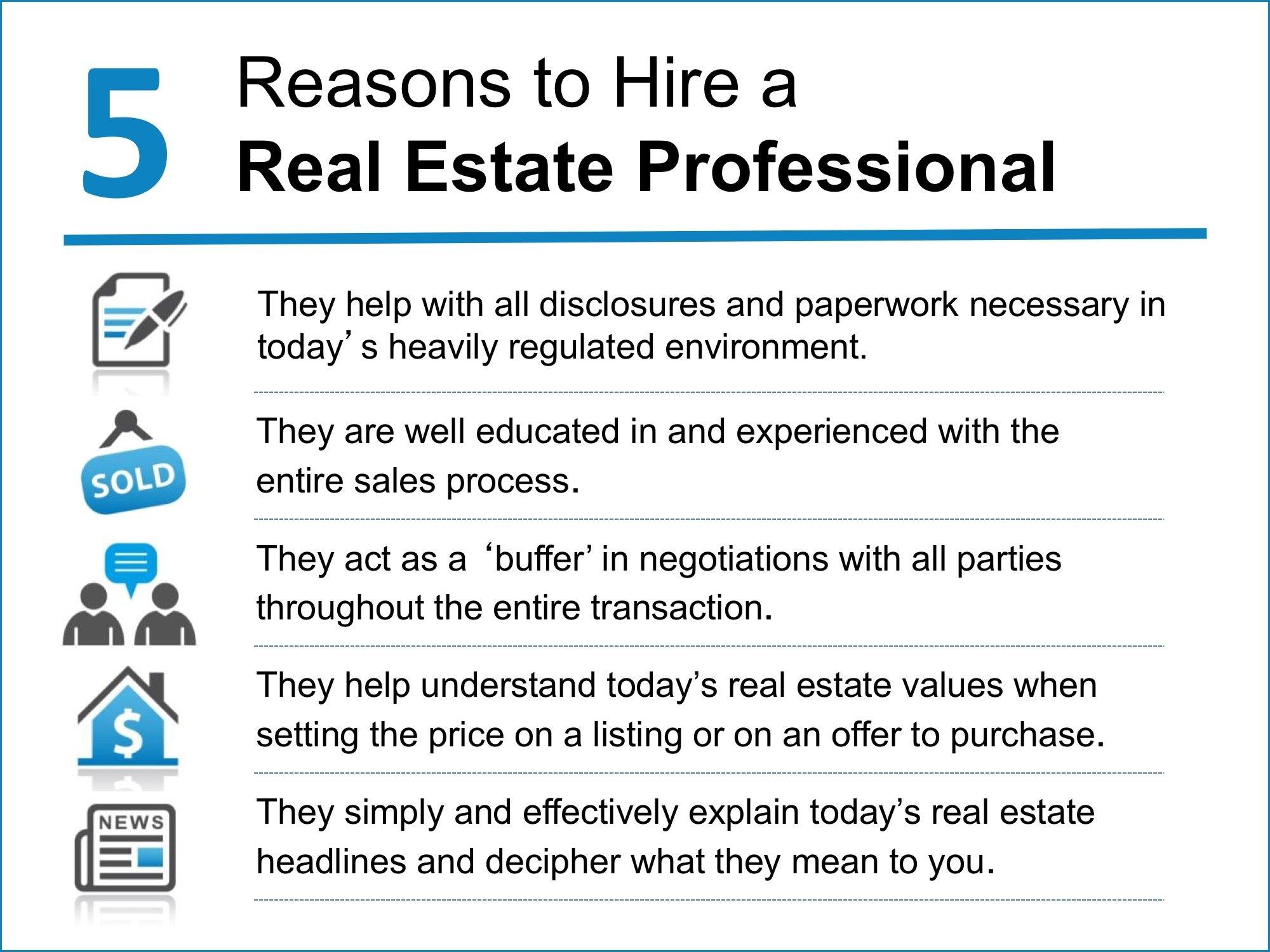 Why should i hire you as my real estate agent