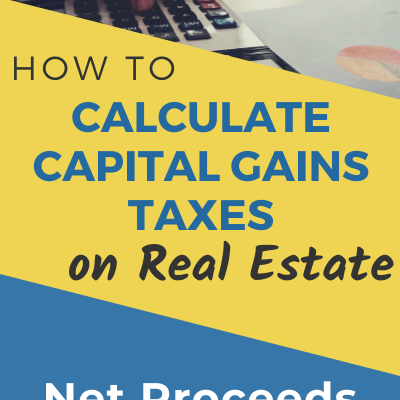 What can you deduct from real estate capital gains