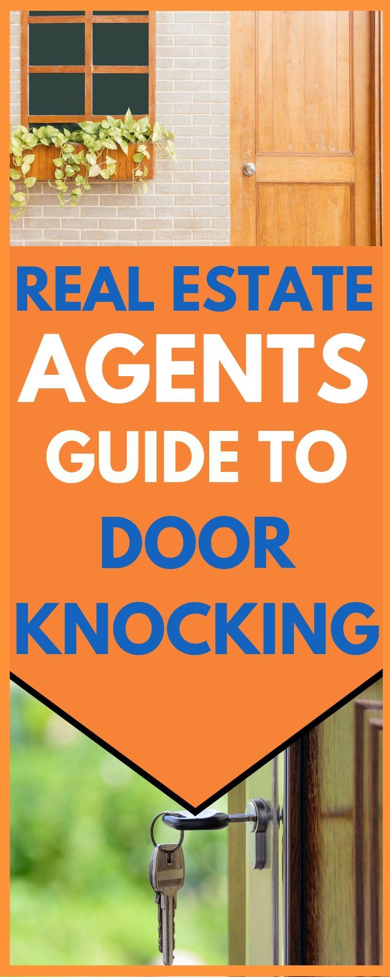 Why do you door knock in real estate