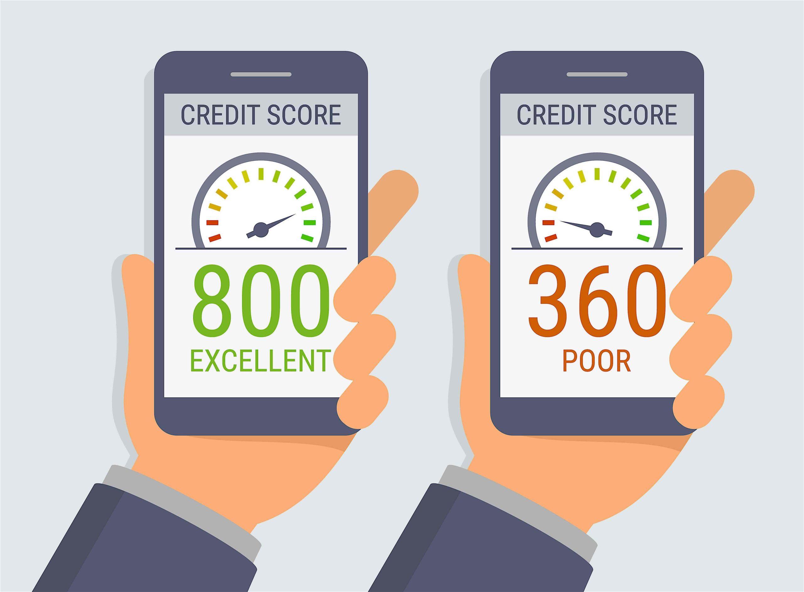 How long until real estate loans go away on your credit score