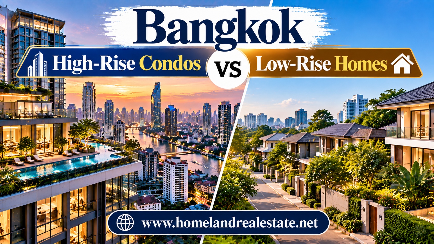 Bangkok High-Rise Condos vs Low-Rise Homes