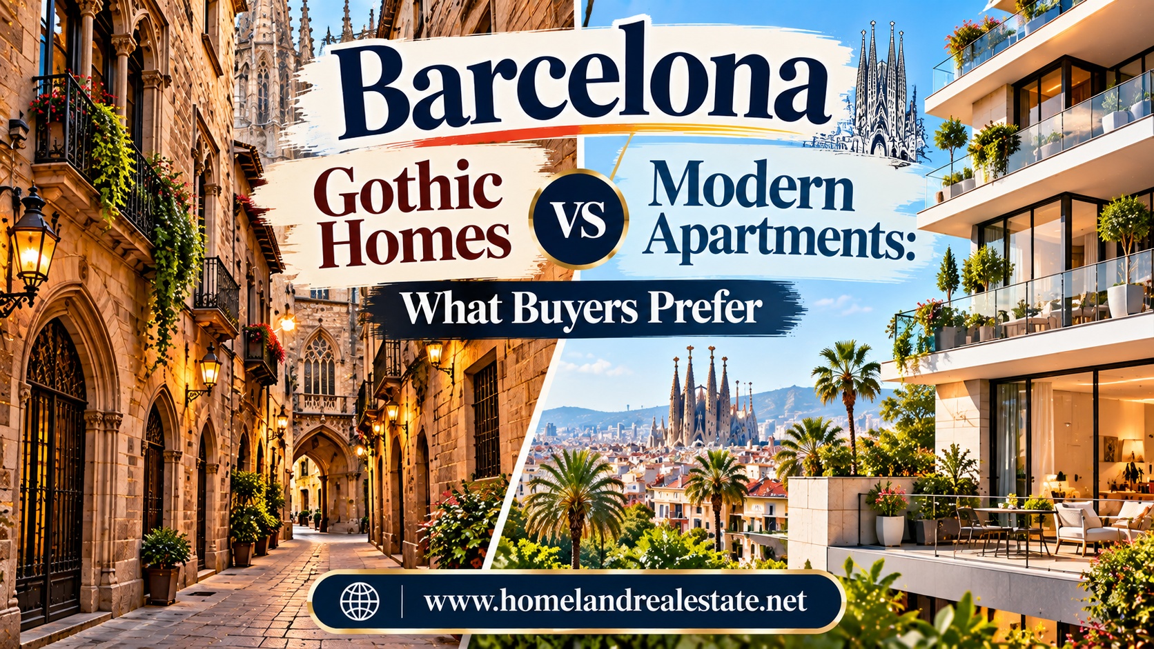 Barcelona Gothic Homes vs Modern Apartments: What Buyers Prefer