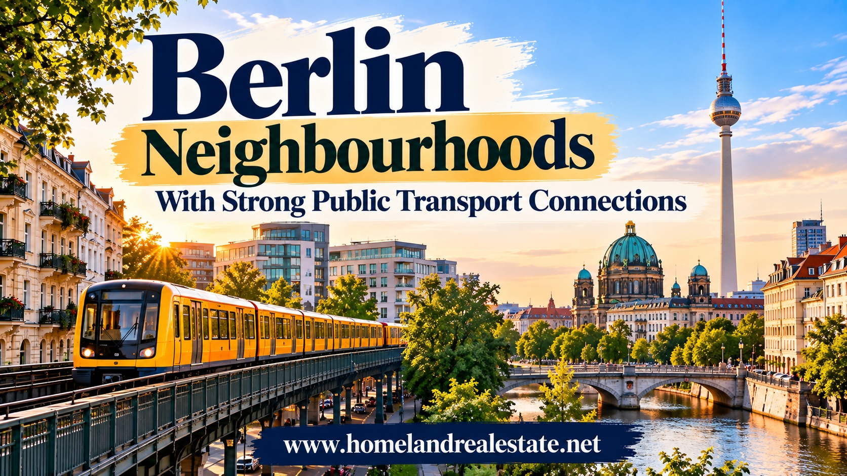 Berlin Neighbourhoods With Strong Public Transport Connections
