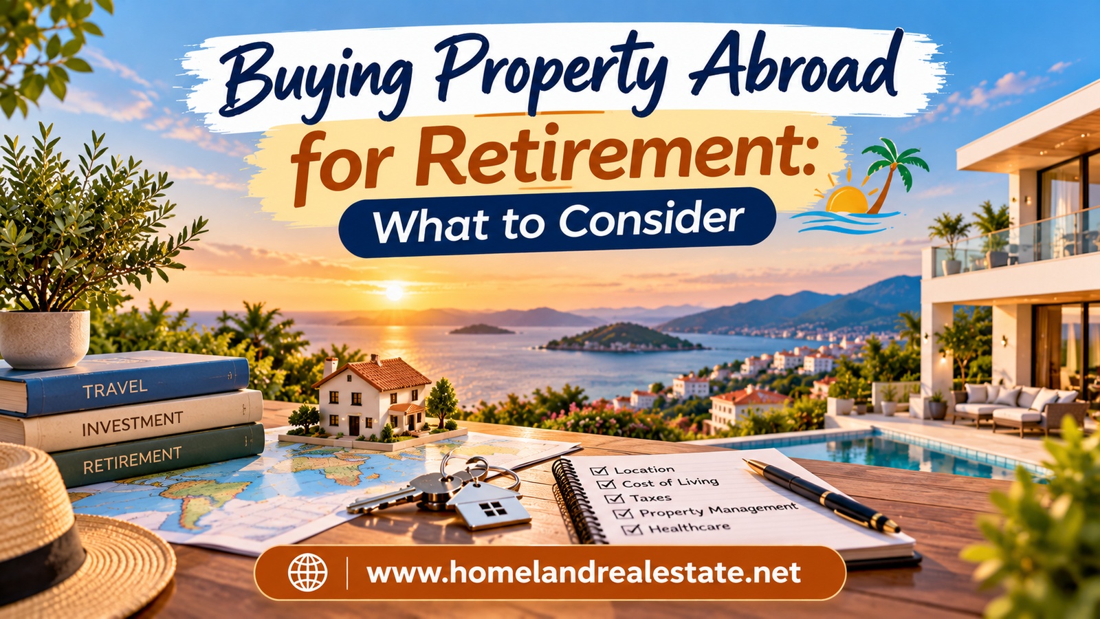 Buying Property Abroad for Retirement: What to Consider