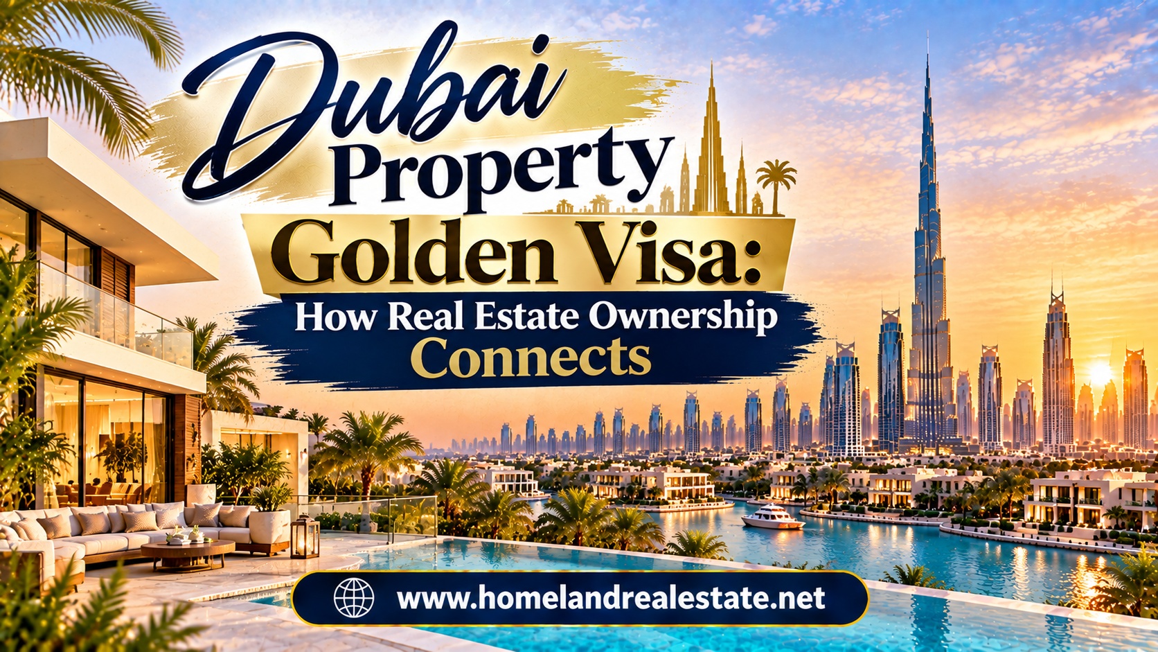 Dubai Property Golden Visa: How Real Estate Ownership Connects