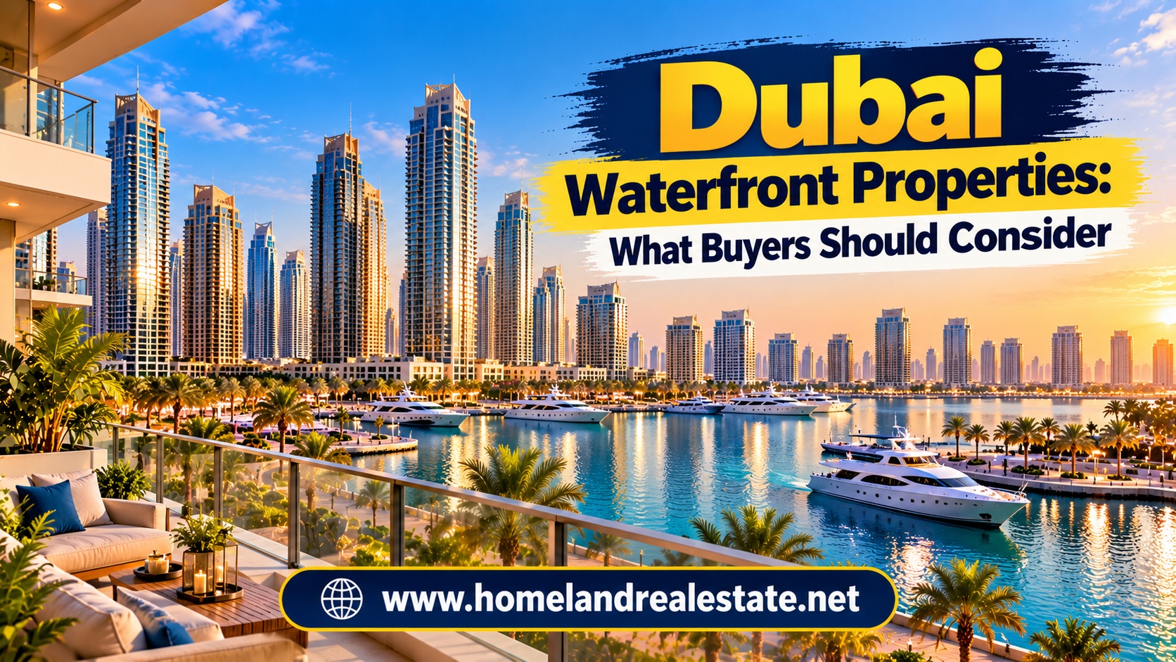 Dubai Waterfront Properties: What Buyers Should Consider