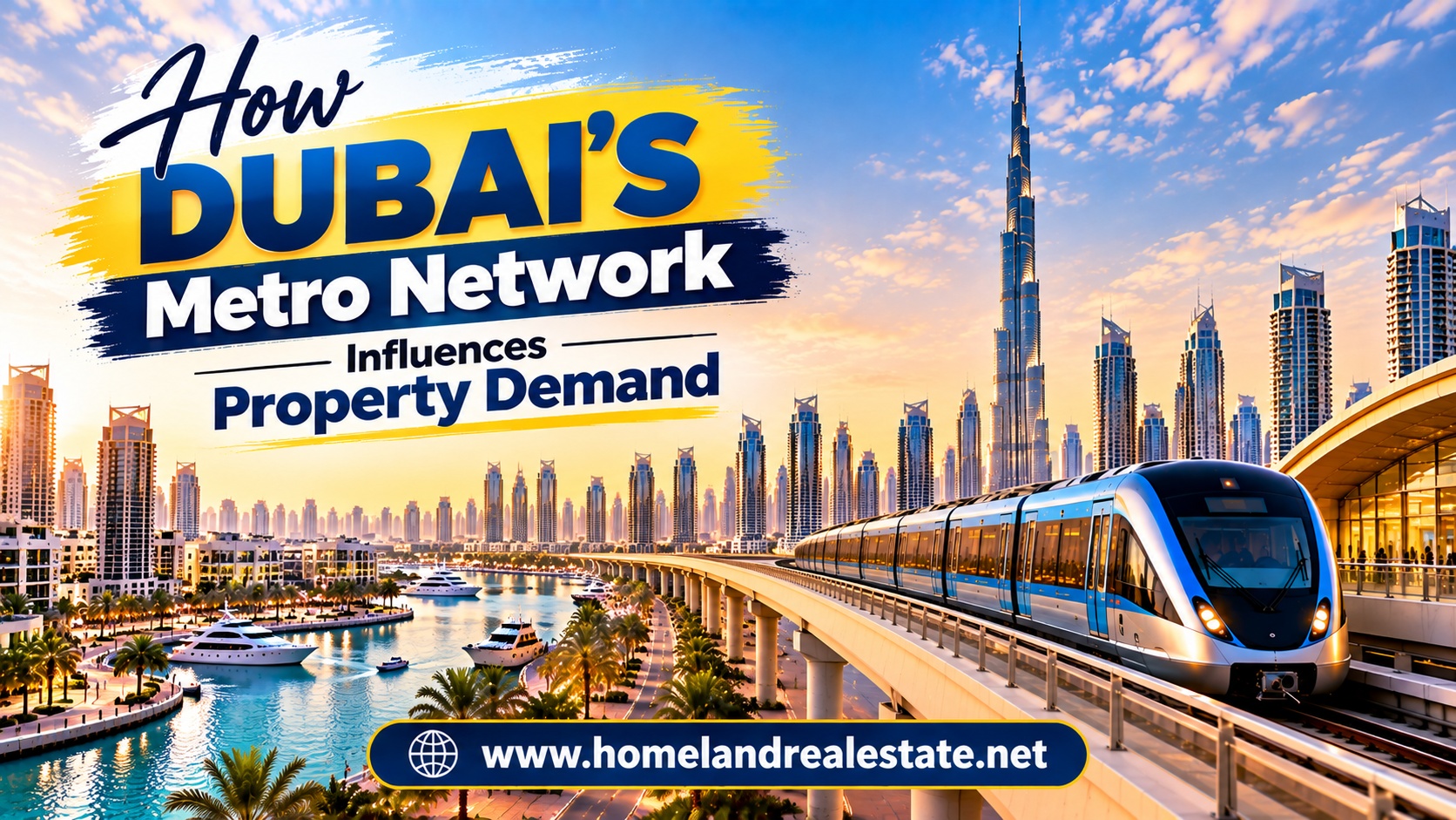 How Dubai's Metro Network Influences Property Demand