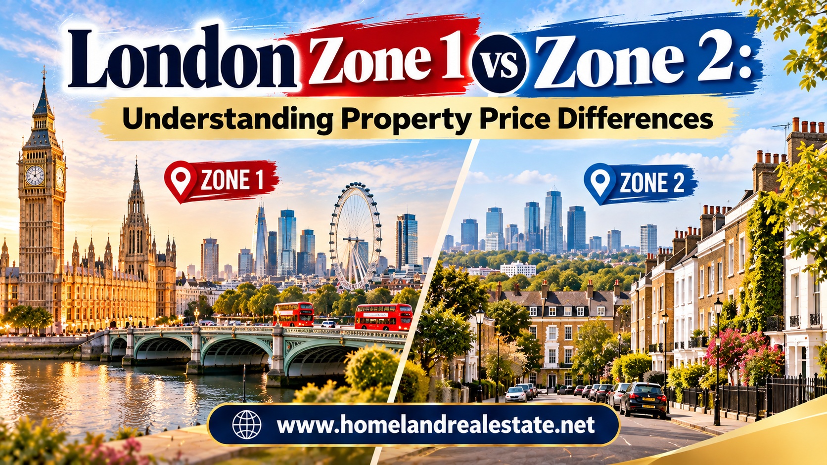 London Zone 1 vs Zone 2: Understanding Property Price Differences