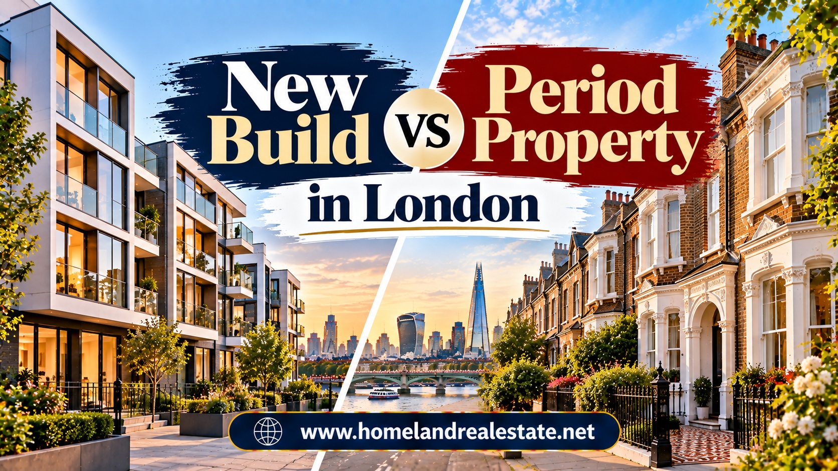New Build vs Period Property in London