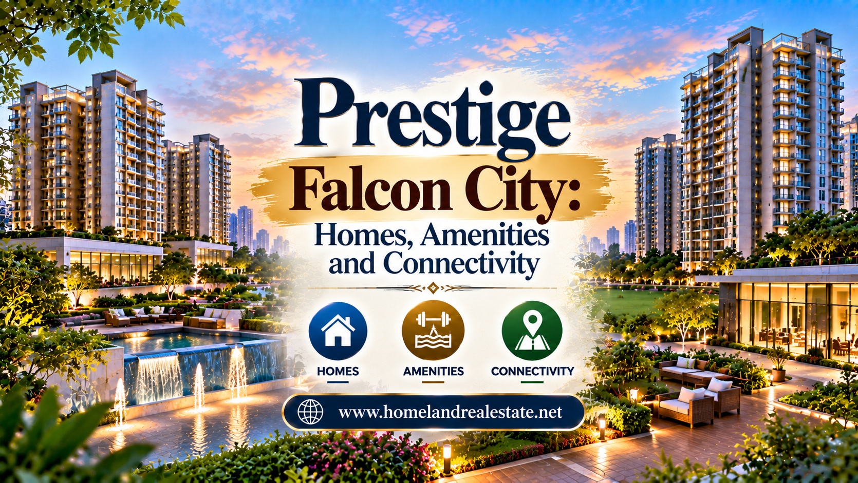 Prestige Falcon City Homes, Amenities and Connectivity