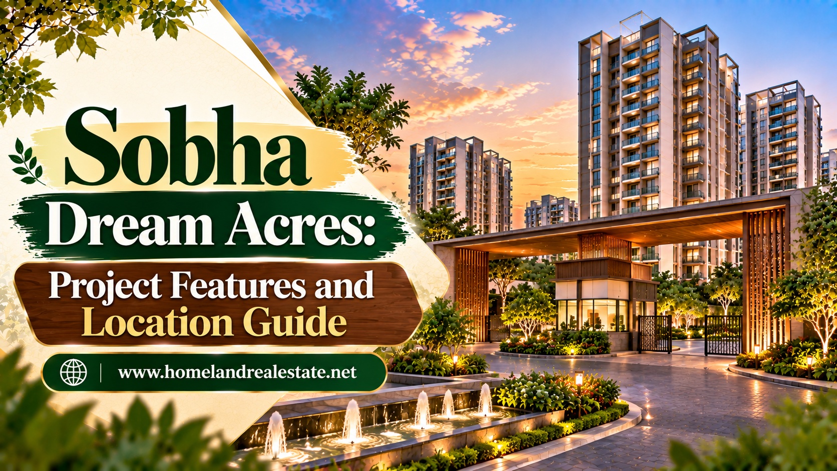 Sobha Dream Acres Project Features and Location Guide