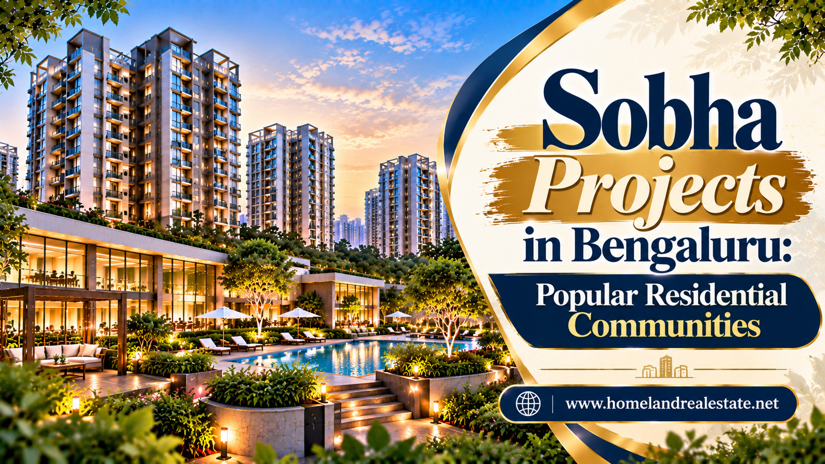 Sobha Projects in Bengaluru Popular Residential Communities