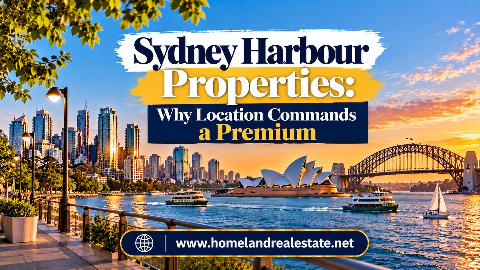 Sydney Harbour Properties: Why Location Commands a Premium