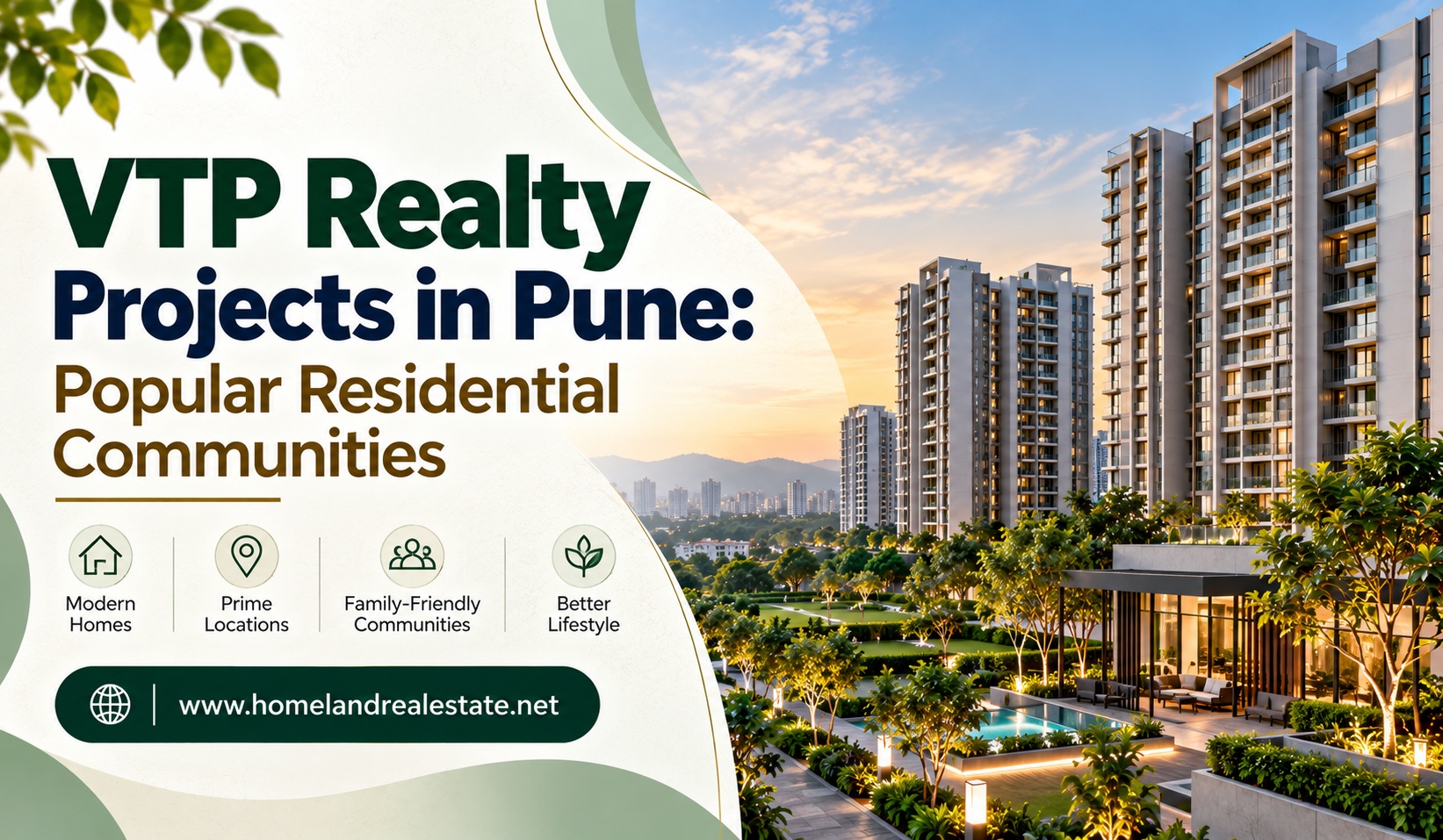 VTP Realty Projects in Pune Popular Residential Communities