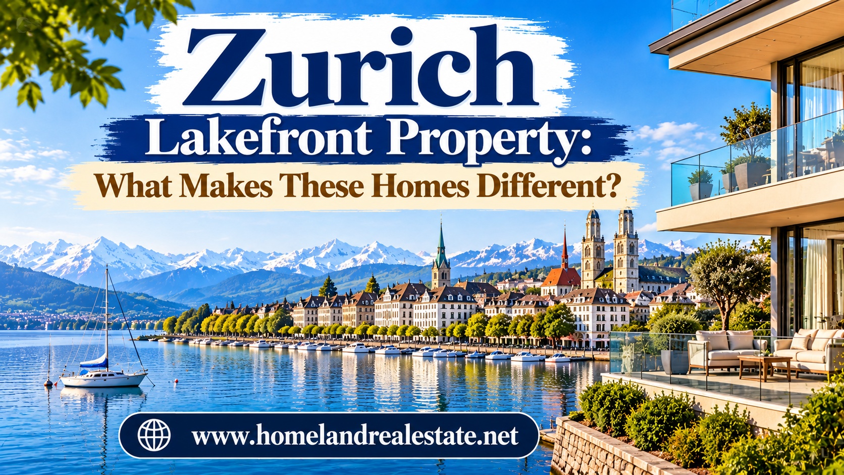 Zurich Lakefront Property: What Makes These Homes Different